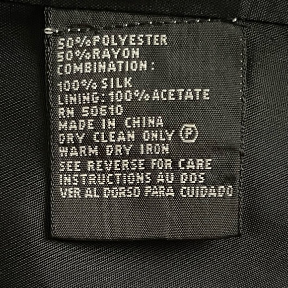 NWT's Kasper & Company ASL Silk Burnout Floral  2 Pc Blouse Skirt Maxi Gown Sz 6 - Picture 10 of 11